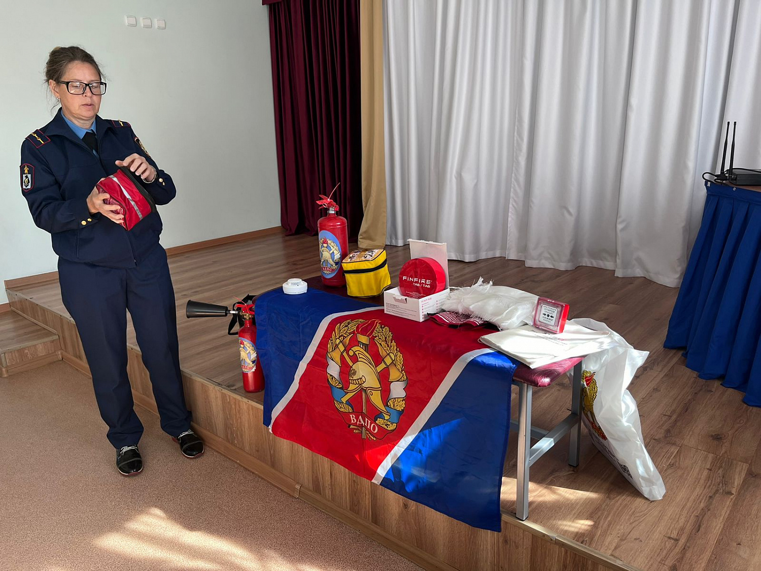 Практическая тренировка по эвакуации при ЧС в детских организациях